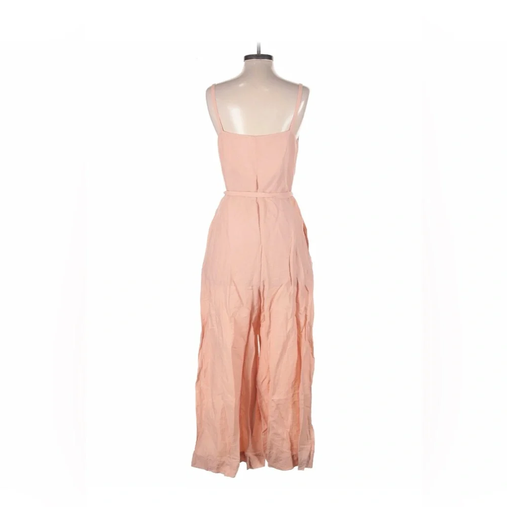 COS Linen Blend Jumpsuit - Pink (6)